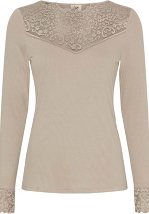 Toppar - Dee Lace Blouse -Sand Toppar - Dee Lace Blouse -Sand